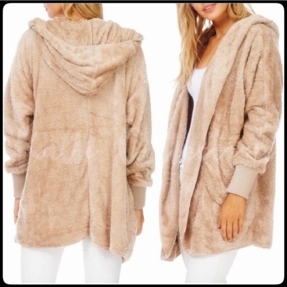 🧡2X HP🧡 Softest Fleece Hooded Cardigan - Picture 8 of 8